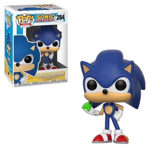 Sonic the Hedgehog - Sonic with Emerald #284 Pop! Vinyl