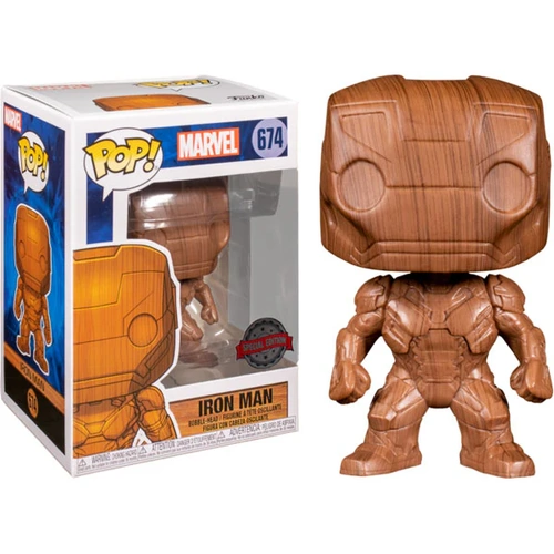 Iron Man - Iron Man Wood Deco Pop! Vinyl Figure 674