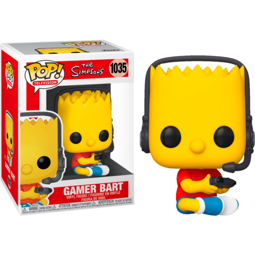 The Simpsons - Gamer Bart Pop! #1035 Vinyl Figure