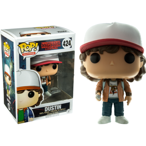 Stranger Things - Dustin (Brown Jacket) US Exclusive #424 Pop! Vinyl