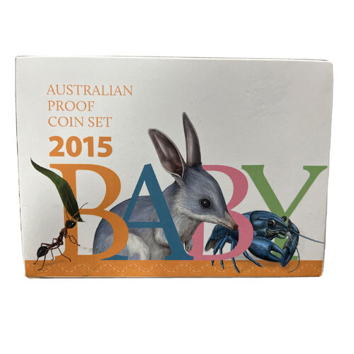 2015 BABY PROOF COIN SET ROYAL AUSTRALIAN MINT 2015 BABY PROOF SET