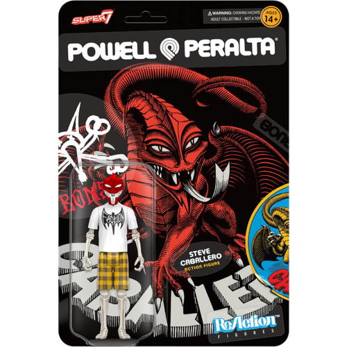Powell Peralta - Steve Caballero Dragon ReAction 3.75" Action Figure (Wave 2)