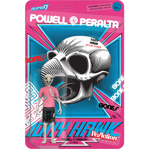 Powell Peralta - Tony Hawk ReAction 3.75" Action Figure (Wave 2)