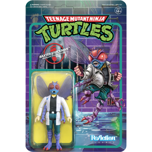 Teenage Mutant Ninja Turtles (1987) - Baxter Stockman ReAction 3.75” Action Figure