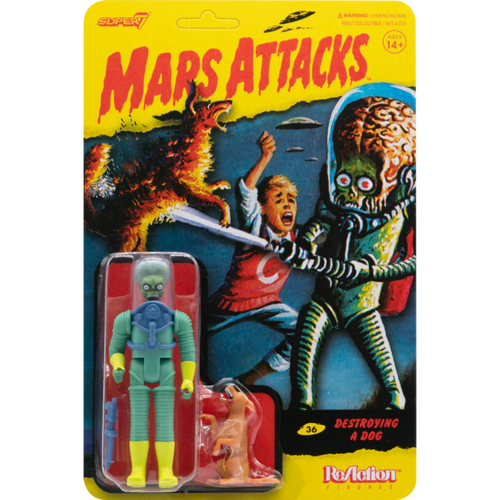 Mars Attacks - Destroying a Dog ReAction 3.75” Action Figure