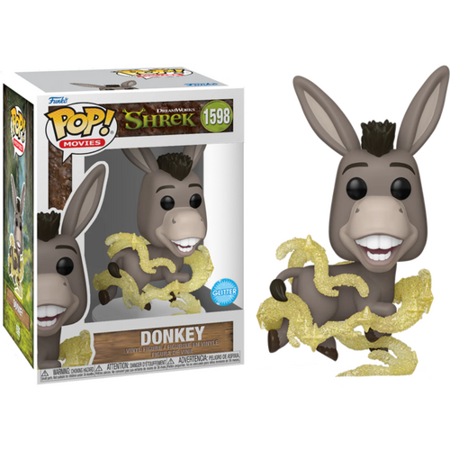 Shrek - Donkey (Glitter) DreamWorks 30th Anniversary #1598 Pop! Vinyl Figure FUN81172