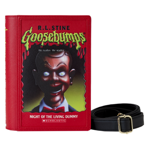 Goosebumps - Slappy Book Cover 6" Faux Leather Crossbody Bag