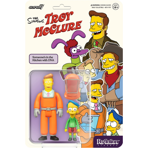 The Simpsons - Troy McClure in Someone’s in the Kitchen with DNA ReAction 3.75” Action Figure 2-Pack