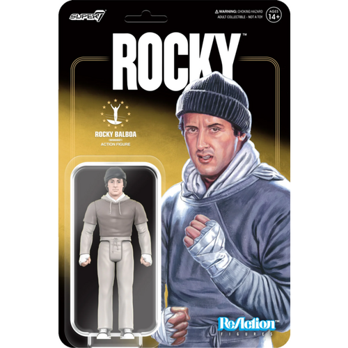 Rocky (1976) - Rocky Balboa (Workout) ReAction 3.75" Action Figure