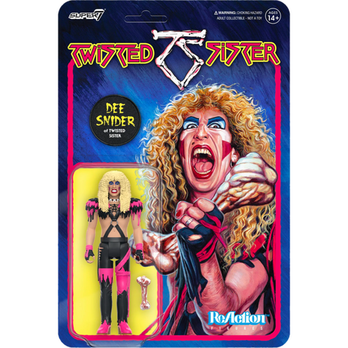 Twisted Sister - Dee Snider (Stay Hungry) ReAction 3.75" Action Figure