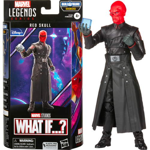 What If...? - Red Skull Marvel Legends 6” Scale Action Figure (Khonshu Build-A-Figure)
