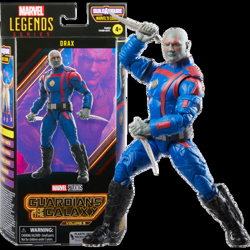 Guardians of the Galaxy Vol. 3 - Drax Marvel Legends 6” Scale Action Figure (Cosmo Build-A-Figure)