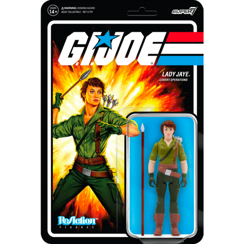 G.I. Joe - Lady Jaye ReAction 3.75” Action Figure