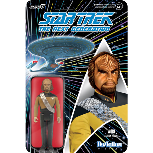 Star Trek: The Next Generation - Worf ReAction 3.75” Action Figure