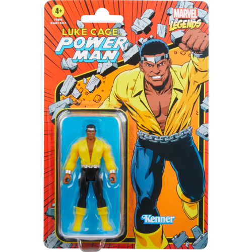 Luke Cage, Power Man - Luke Cage Retro Marvel Legends Kenner 3.75” Action Figure
