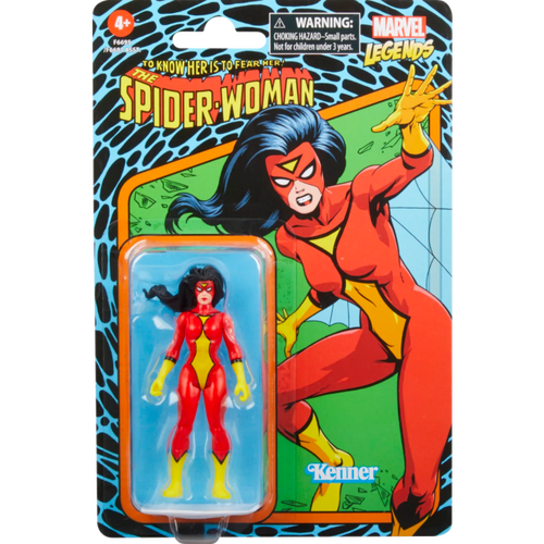 Spider-Woman - Spider-Woman Retro Marvel Legends Kenner 3.75” Action Figure