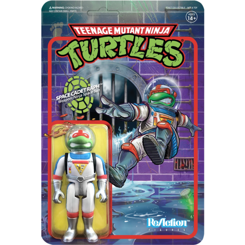 Teenage Mutant Ninja Turtles (1987) - Space Cadet Raphael ReAction 3.75” Action Figure