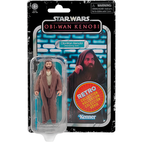 Star Wars: Obi-Wan Kenobi - Obi-Wan Kenobi (Wandering Jedi) Retro Collection Kenner 3.75” Action Figure