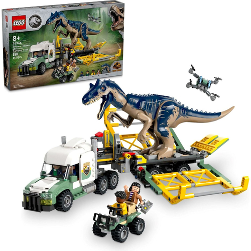 LEGO 76966 Dinosaur Missions: Allosaurus Transport Truck