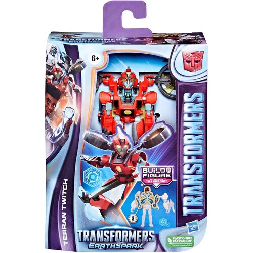 Transformers EarthSpark Deluxe Class Terran Twitch Action Figure