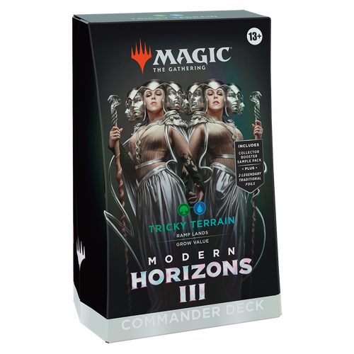 Magic The Gathering - Modern Horizons 3 Tricky Terrain COMMANDER Deck