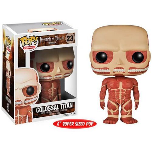 Attack on Titan - Colossal Titan 6' Vinyl Figure POP! #23 (Not Mint)