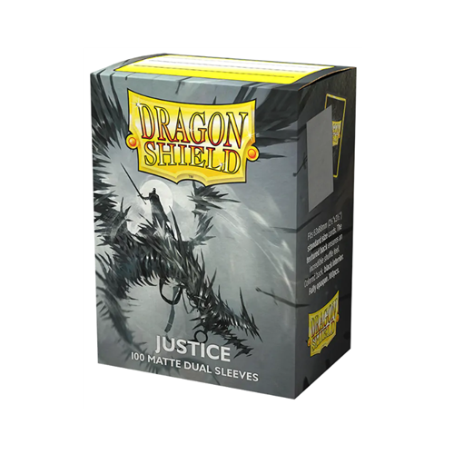 Dragon Shield Sleeves - JUSTICE DUAL MATTE 100 Standard Card Protector