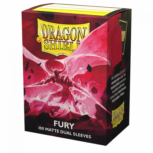 Dragon Shield Sleeves - Fury DUAL MATTE Standard Card Protector