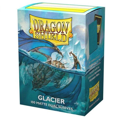 Dragon Shield Sleeves - Glacier DUAL MATTE Standard Card Protector