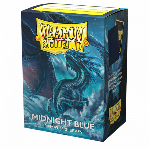 Dragon Shield Sleeves - Midnight Blue MATTE Standard Card Protector
