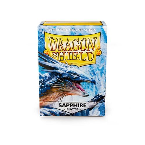 Dragon Shield Sleeves - Sapphire MATTE Standard Card Protector