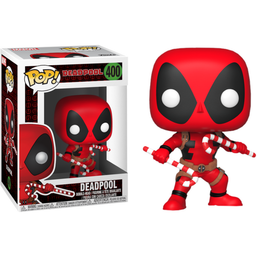 Deadpool - Deadpool with Christmas Candy Canes Pop! Vinyl Figure