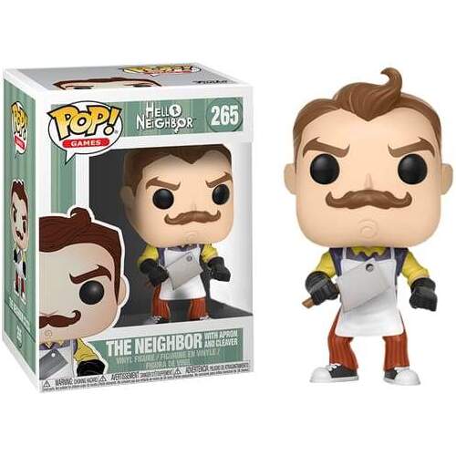 Hello Neighbor - The Neighbor with apron and cleaver #265 Pop! Vinyl