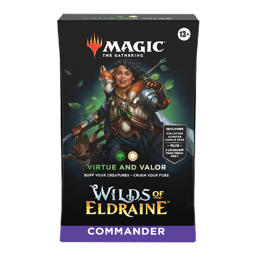 Magic the gathering MTG Wilds of Eldraine - Commander Decks virtue and valor
