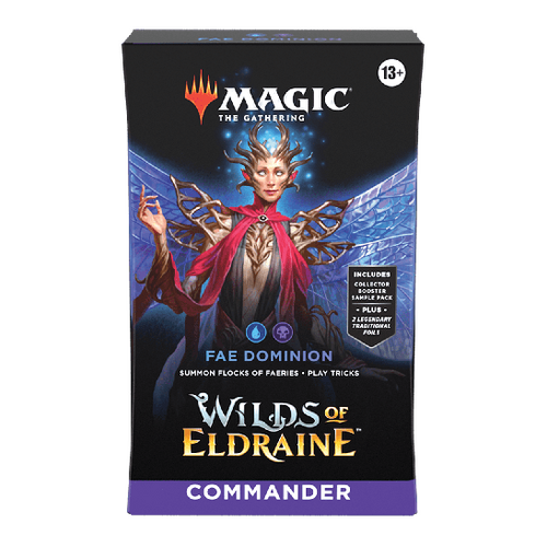 Magic the gathering MTG Wilds of Eldraine - Commander Decks fae dominion