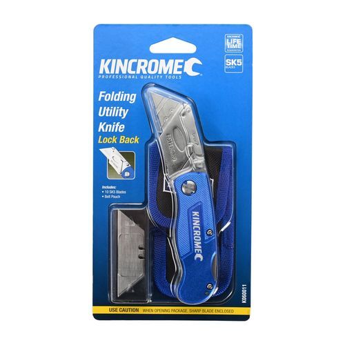 Kincrome 150mm Folding Lock Back Utility Knife box cutter craft