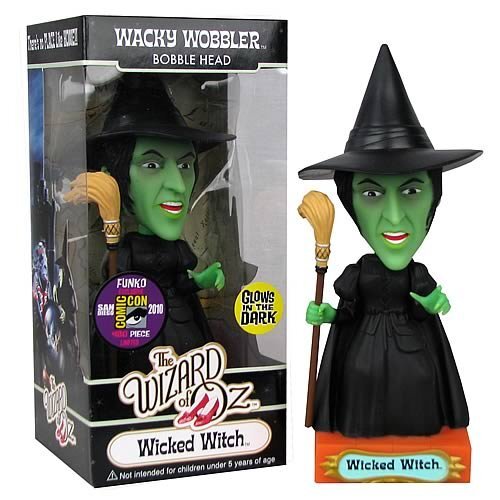 Wacky Wobbler: The Wizard of Oz - Wicked Witch 2010 SDCC Exclusive Glow in the Dark