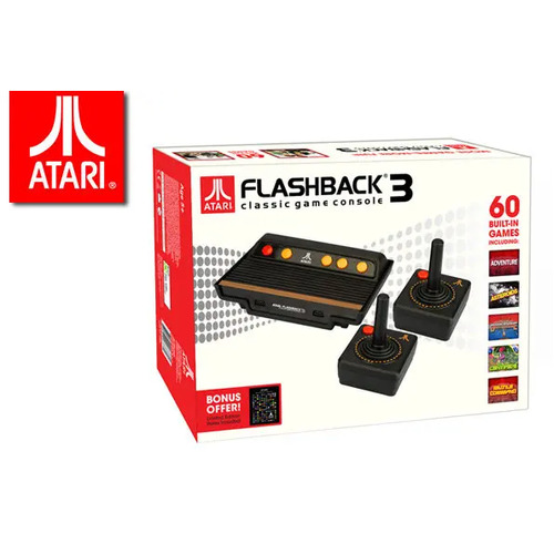 Atari Flashback 3 Classic Gaming Console with 60 Built-In Games