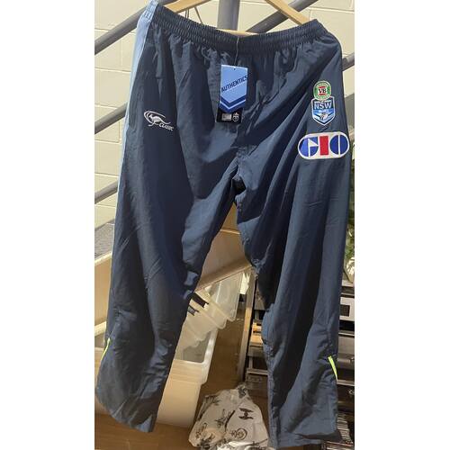 STATE OF ORIGIN - NSW REPLICA TRACK PANTS NAVY - SIZE L