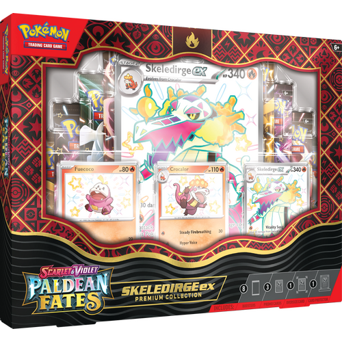 Pokemon: Scarlet & Violet - Paldean Fates Skeledirge ex premium collection