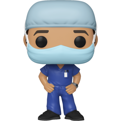 Pop! Heroes - Front Line Worker Male #1 Purple Pop! Vinyl