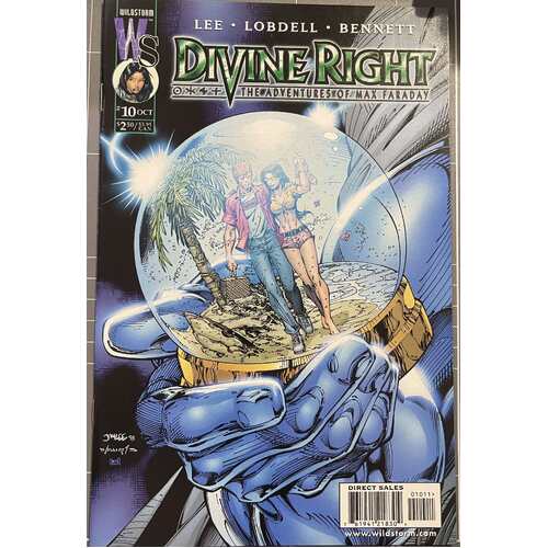 Divine Right: The Adventures of Max Faraday #10 OCT (1999) Comic Book