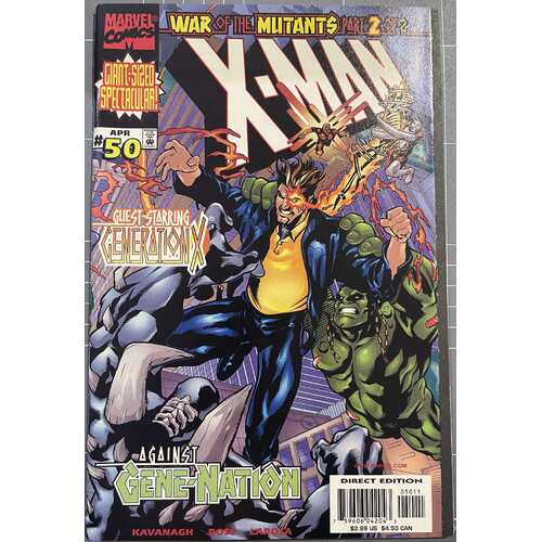 X-Man - WAR OF THE MUTANTS part 2 of 2 #50 April 1999