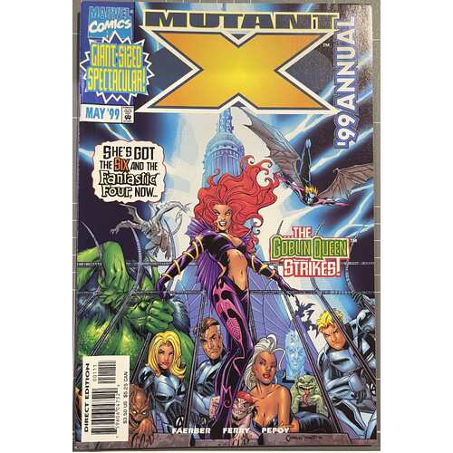 Mutant X Annual 1999 Marvel Comics (May, 99)