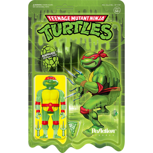Teenage Mutant Ninja Turtles (1987) - Raphael Mutagen Ooze ReAction 3.75” Action Figure (2022 NYCC Exclusive)