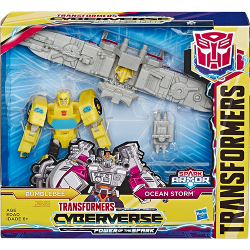 Transformers: Cyberverse - Spark Armor Bumbleebee with Ocean Storm 5” Action Figure