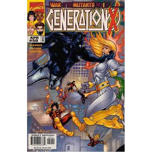Generation X #50 (1999 Marvel Comic Book) - War of the Mutants Part 1 of 2