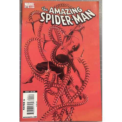 The Amazing Spider-Man #600 (2009) - Marvel Comic - Alex Ross Variant Cover