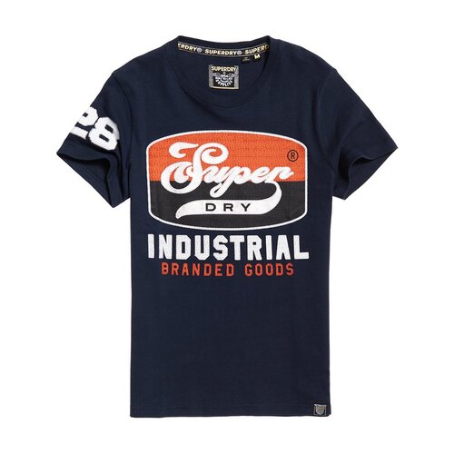 Superdry. Heritage Classic Tee Academy Navy - Size 2XL