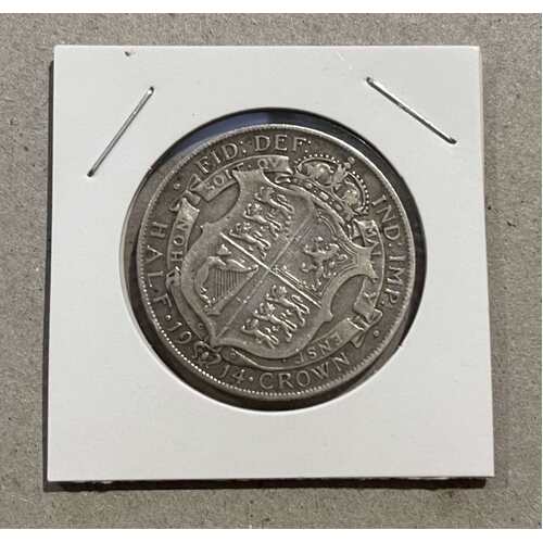 Great Britain 1914 Silver Half Crown Circulated coin